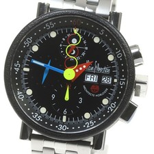 Orologio Uomo Automatico Alain Silberstein Chrono Bauhaus LWO5100 Quadrante Nero_864340