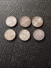 Lotto 6 monete 1000 lire Roma