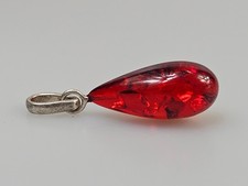 piccola collana rossa ciondolo