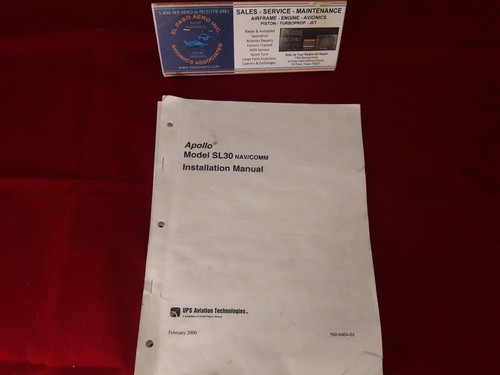 Apollo model sl30 nav com - apollo, nav/com