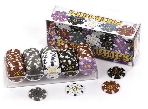 Fiches chips stampigliate 100 - fiches,