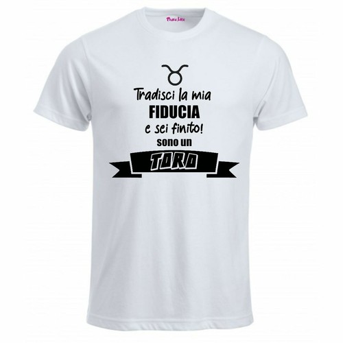 Shirt bianca uomo scritta - bianca,