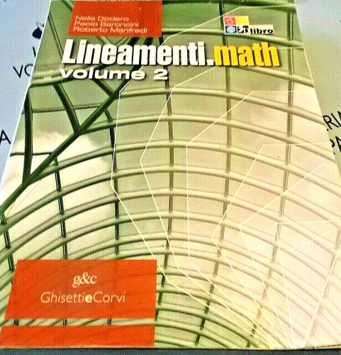 Lineamenti math vol - 2, n