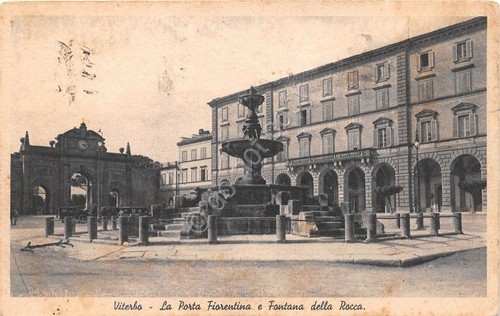 Cartolina viterbo fontana - -,