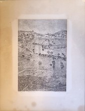 GULINO NUNZIO (Comiso, 1920 - Roma, 2011) PAESAGGIO acquaforte 1953 inciso cm. 1