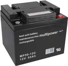 Batteria AGM 12V 50Ah GEL PER