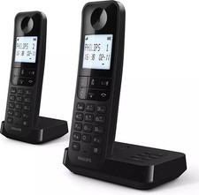 Philips D2752B/12 Telefono cordless DECT 2 cellulari segreteria telefonica vivavoce