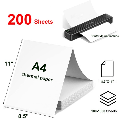 200 fogli carta termica - , a4