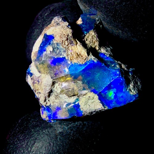 Opale nero fuoco etiope - opale,