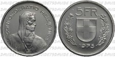 05970] SVIZZERA HELVETIA - 5 FRANCHI 1975 - PROOF - KM# 40a.1