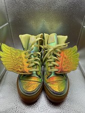 Adidas Jeremy Scott Foil Size 9.5 Iridescent
