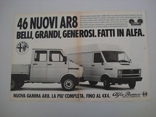 advertising Pubblicità 1985 ALFA ROMEO 35 AR8 AR 8