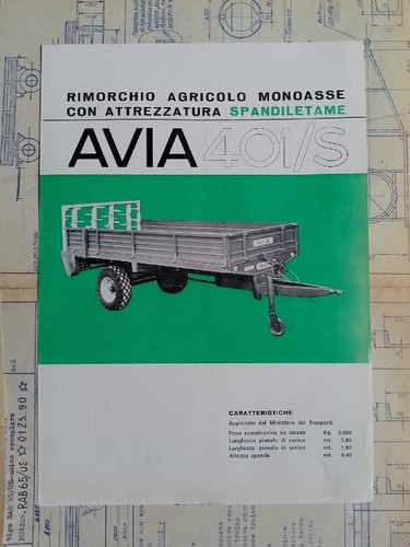 Avia rimorchio agricolo - avia,