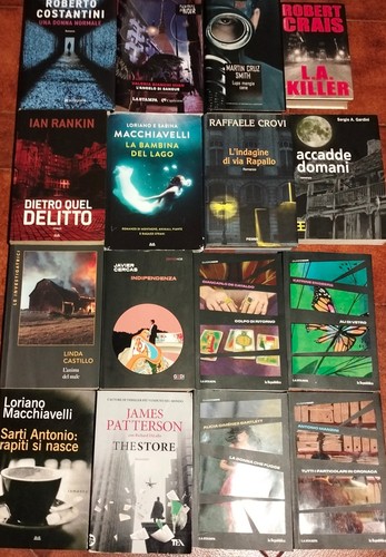 Lotto libri gialli thriller - 16,