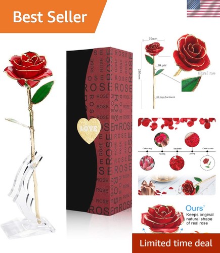 Rosa oro conservata per - , sempre