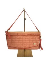 Pochette Rapture in pelle rosa compatta elegante usata