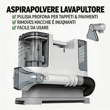 ✨ Pulitore Tappeti Portatile