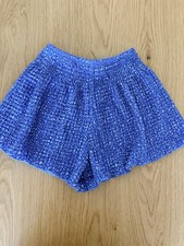 Zara pantaloncino blu floreale