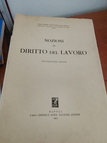 Nozioni diritto del - diritto, lavoro