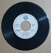 45 Giri 7" J.B. MAURIZIO VANDELLI Cavaliere MUNGO JERRY In The Summertime