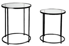 2 PEZZI TAVOLINI NERI TOP