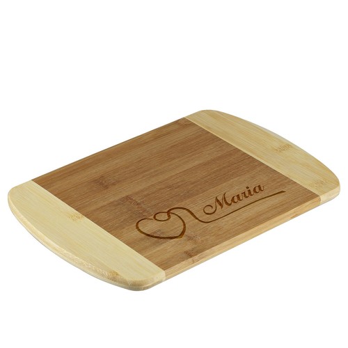 Tagliere bambù bicolore - tagliere,