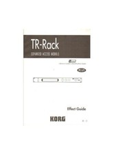 Korg Tr-Rack Effect Guide