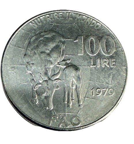 Moneta 100 lire italia 1979 - lire,