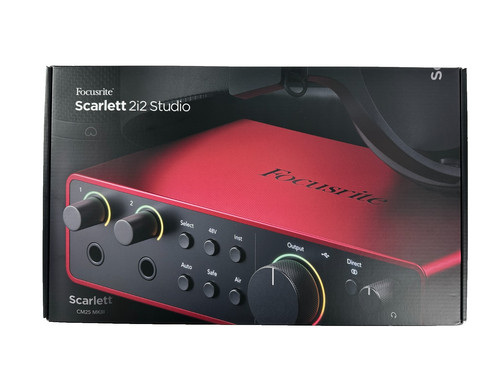 Focusrite scarlett 2i2 - 2i2, 4a