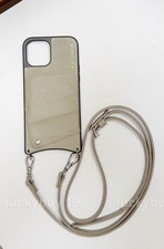 Custodia telefono a tracolla BANDOLIER per iPhone 12 Pro Max - grigio/argento