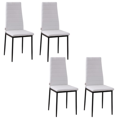 Homcom set sedie imbottite - homcom,