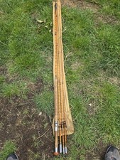 Splendida canna da pesca a mosca resistente vintage Hebridean & A Allen Glasgow Rod