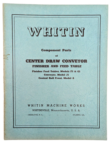 Whitin machine works - whitin,