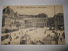 Cartolina Nice Casino Municipal Place Masséna Ed. Giletta (1909) animata CB412 *