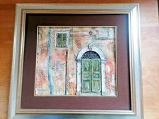 Opera polimaterica del maestro Fausto Battelli - Scorcio Via dei Gigli D'Oro