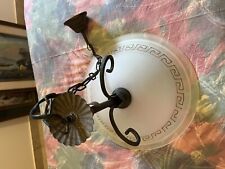 lampadario vintage In Vetro