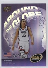 2025 Upper Deck World of Sports Around the Globe Purple /299 Azzi Fudd #ATG-AF