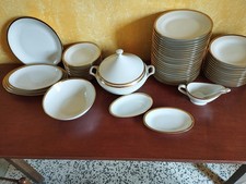 Servizio piatti Richard Ginori  bordo oro vintage