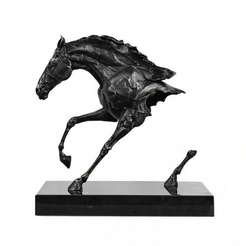 Statua cavallo moderna effetto - statua,