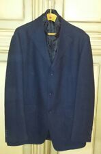 Alta Sartoria Bozzalla Lesna Giacca Uomo con Gilet Rimovibile taglia 50 Blu