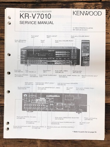 Kenwood v7010 ricevitore - kenwood,