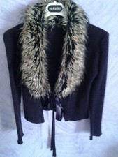 COPRISPALLE DONNA IN LANA CON PELLICCIA 