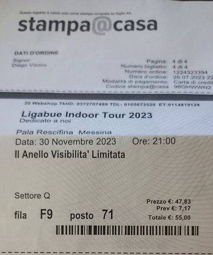 Biglietti concerto ligabue - biglietti,
