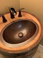 Lavandino bagno 16" ovale