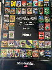 Collezione completa album calciatori panini edita dalla Gazzetta dello Sport