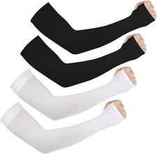 Manicotti Sportivi,2 Paia Manicotti Pallavolo,Manicotti Braccia anti Uv per Uomo