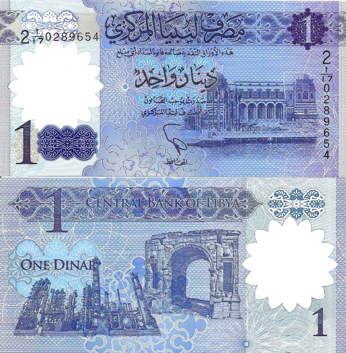 Libia dinaro 2019 p - nd, p-85