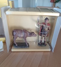 Presepe Del Prado guardia del Castello di Erode + vitellino NUOVA in box