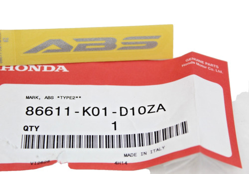 Honda adesivo abs parafango - adesivo,