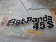 Scritta Logo Sigla  Emblema Fregio Badge. Fiat Panda 45 S